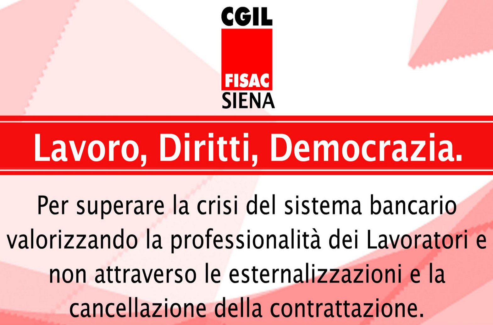 Convegno: Lavoro, Diritti, Democrazia.