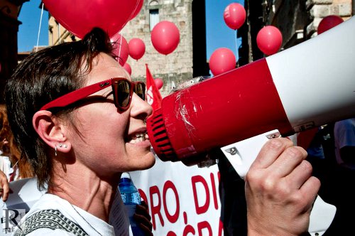 Mps: Le foto della manifestazione Mps: Le foto della manifestazione