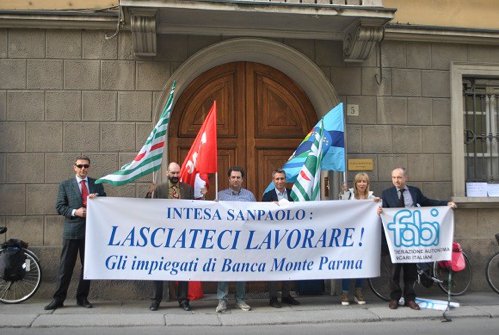 Banca Monte Parma: oggi la manifestazione
