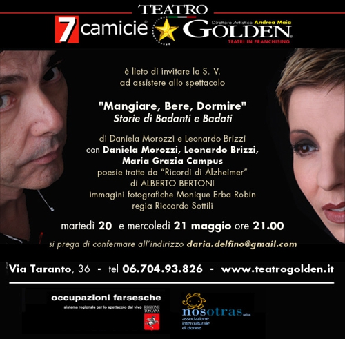 Il Coordinamento Donne vi invita a Teatro