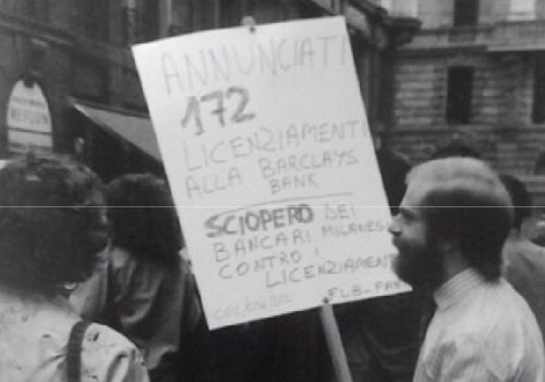 Barclays: oggi il presidio