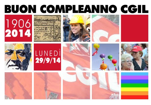 Buon Compleanno CGIL