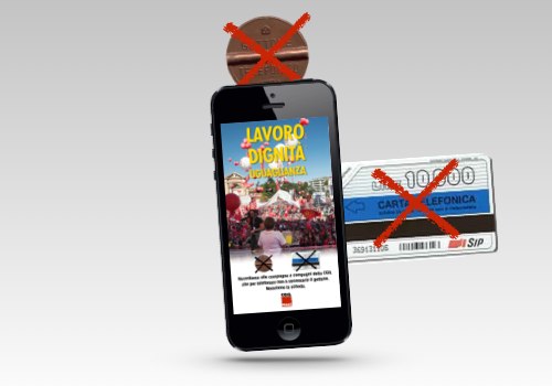 CGIL #25ottobre: ringraziamenti, volantino e sfondo per il tuo #iPhone e altri #smartphone