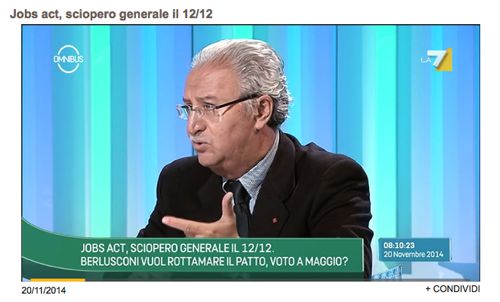 I motivi dello #Sciopero @cgilnazionale: Megale a la7 Omnibus di oggi