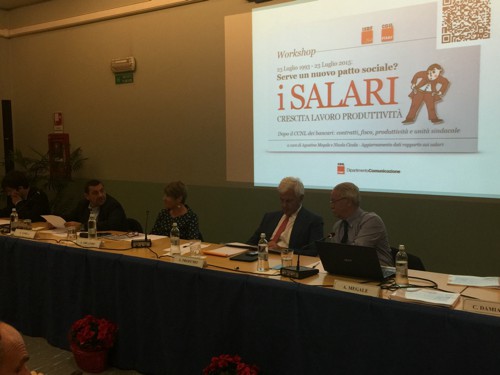 Megale, salari: ridurre le diseguaglianze