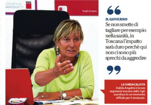 Angelini: “La Cgil è sotto attacco allarma più il Pd di Confindustria”