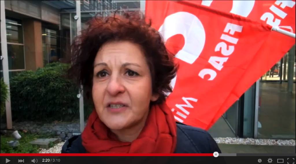 Barclays: la manifestazione delle lavoratrici e lavoratori