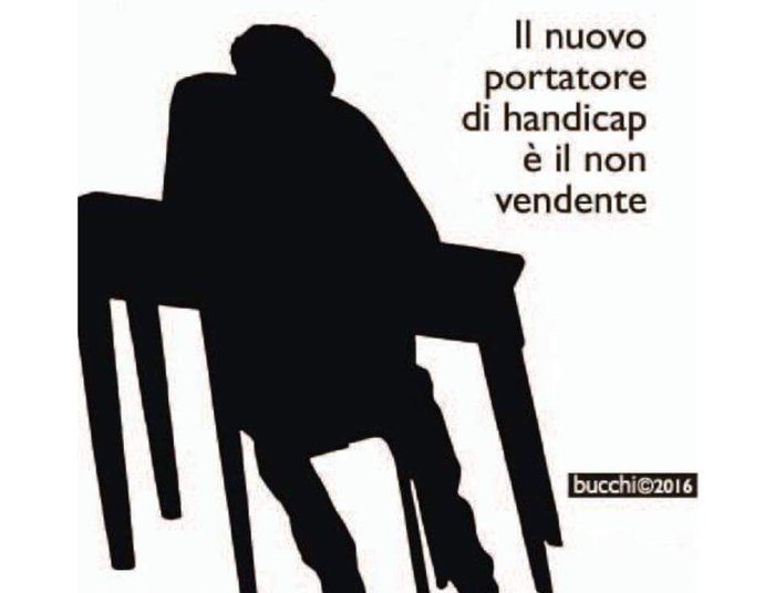 La vignetta di Bucchi su Repubblica di ieri