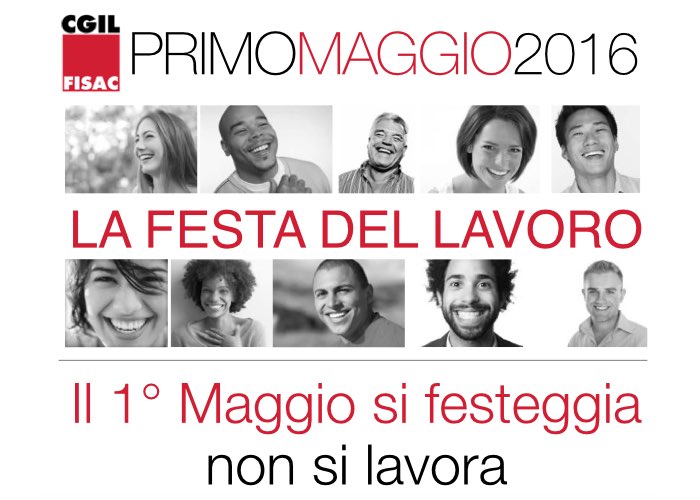 1° Maggio 2016: Festa del Lavoro