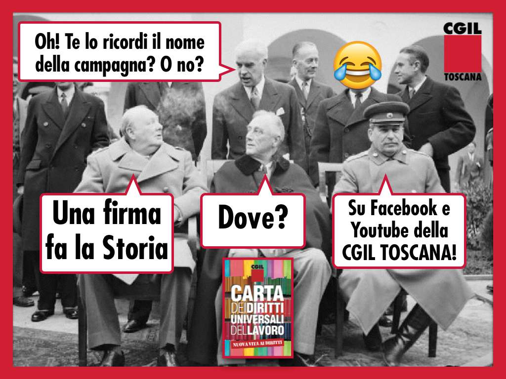 Carta dei Diritti: grande successo della campagna “Una firma fa la Storia”