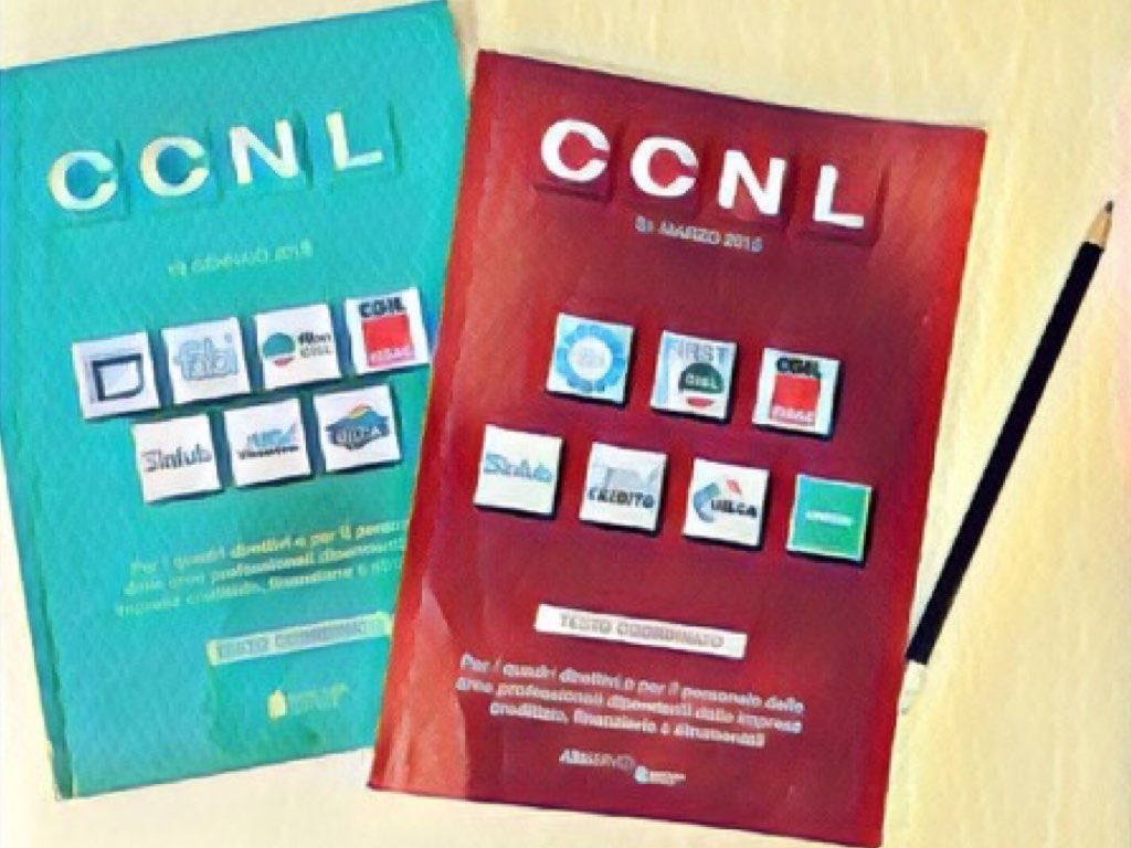 Ccnl Abi raffronto articolato 2012 -2015