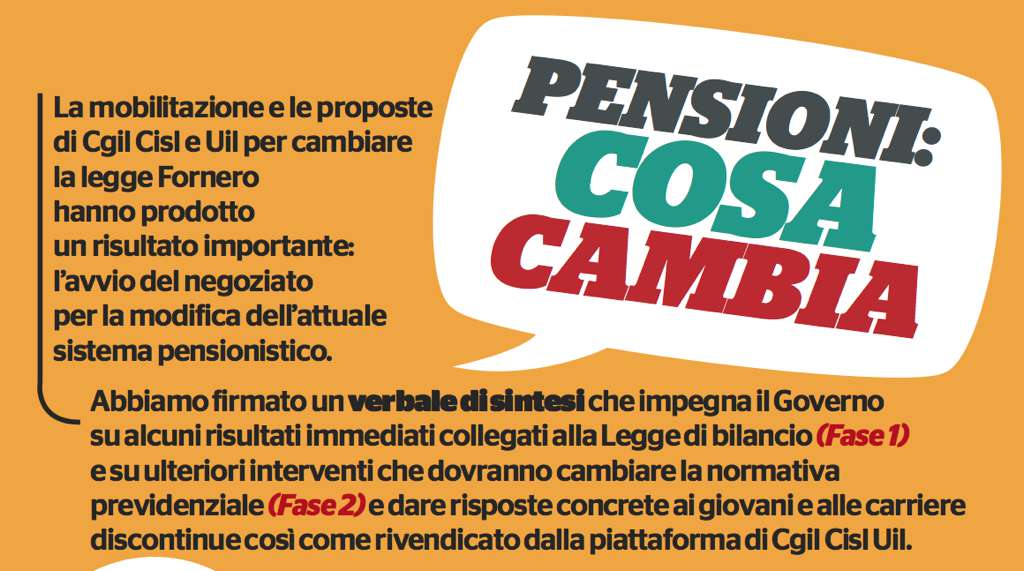 Pensioni, cosa cambia