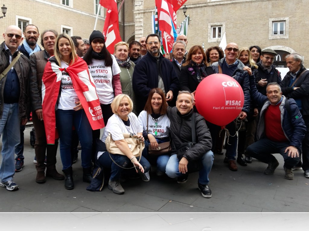 Riscossione: oggi presidio al Senato – Foto Gallery