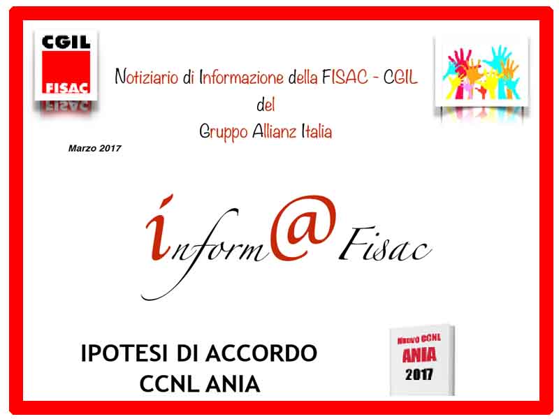 Gruppo Allianz Italia:  Inform@Fisac, marzo 2017