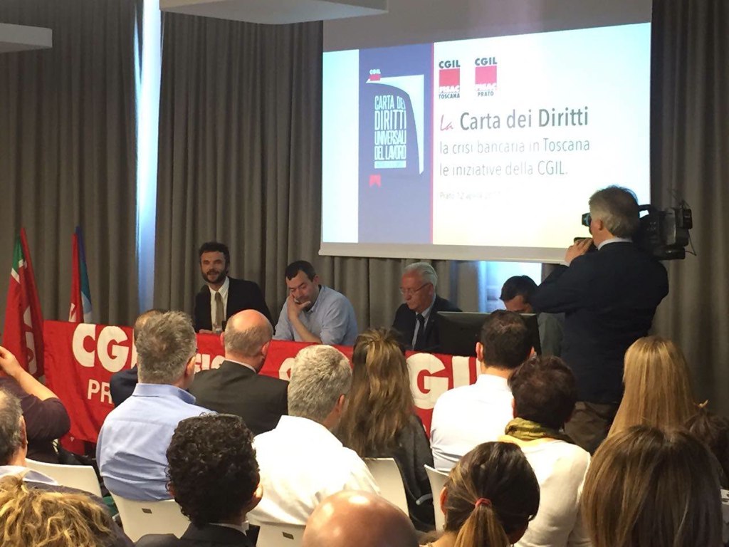 Megale a Prato con lavoratori e lavoratrici contro i licenziamenti