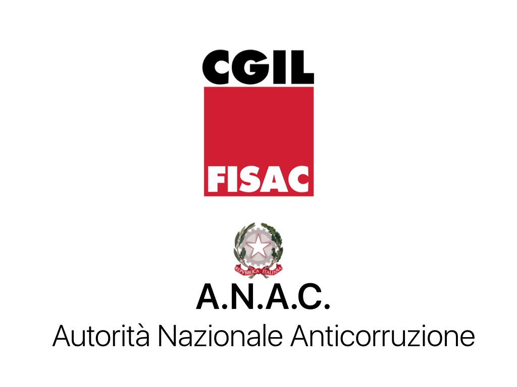 ANAC: firmata con l’Amministrazione un’intesa sul primo inquadramento del personale