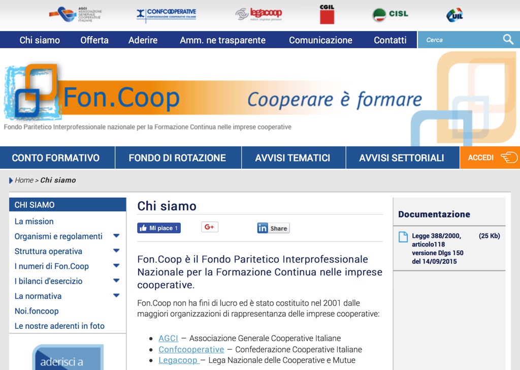 A Tutti I Colleghi Delle Bcc Della Toscana: “Formazione Fon.Coop Mifid Ii”