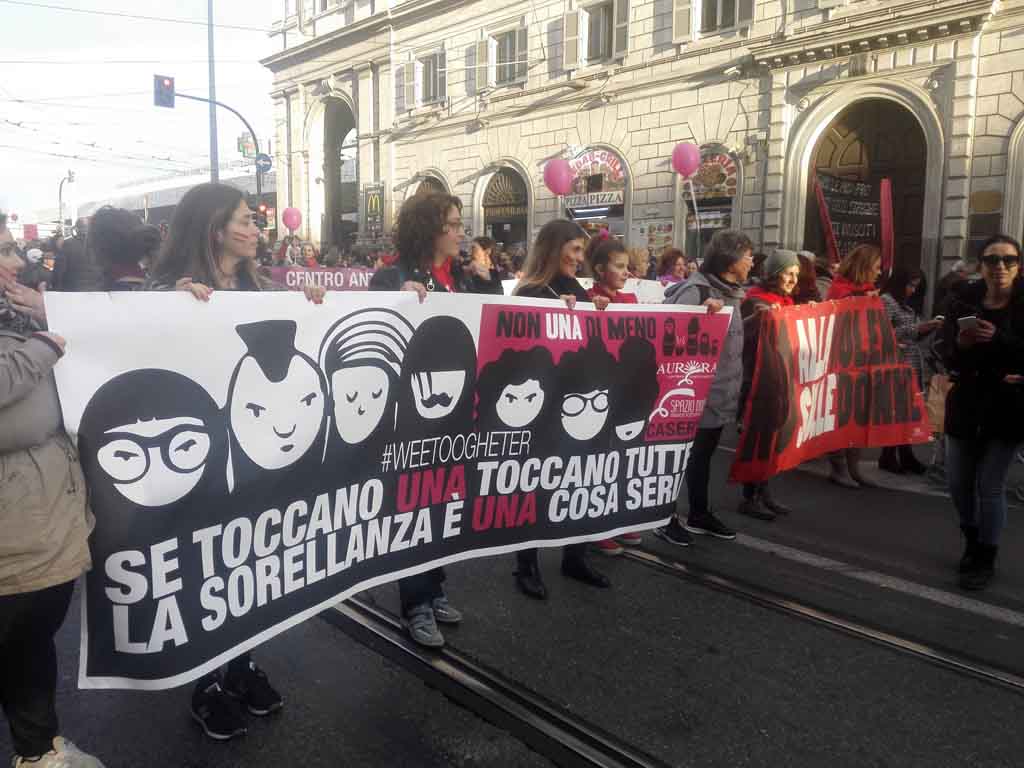 #25nov2017 Contro la violenza alle donne: cronaca di una giornata tra istituzione e mobilitazione