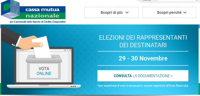 Cassa Mutua Nazionale: Elezioni dei Rappresentanti all’Assemblea dei Destinatari