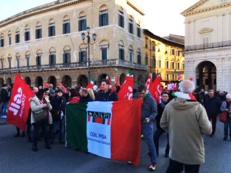 MAI PIU’ FASCISMI: Pisa è scesa  in piazza