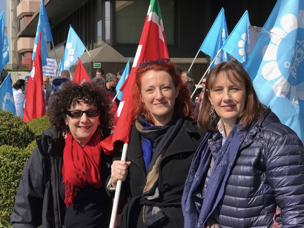 Ex Banche Venete: le foto del presidio a Vicenza