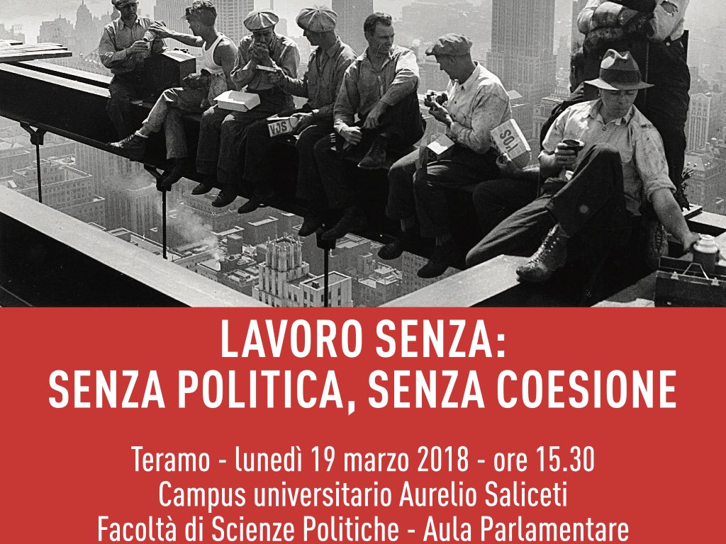 Lavoro Senza: senza politica, senza coesione