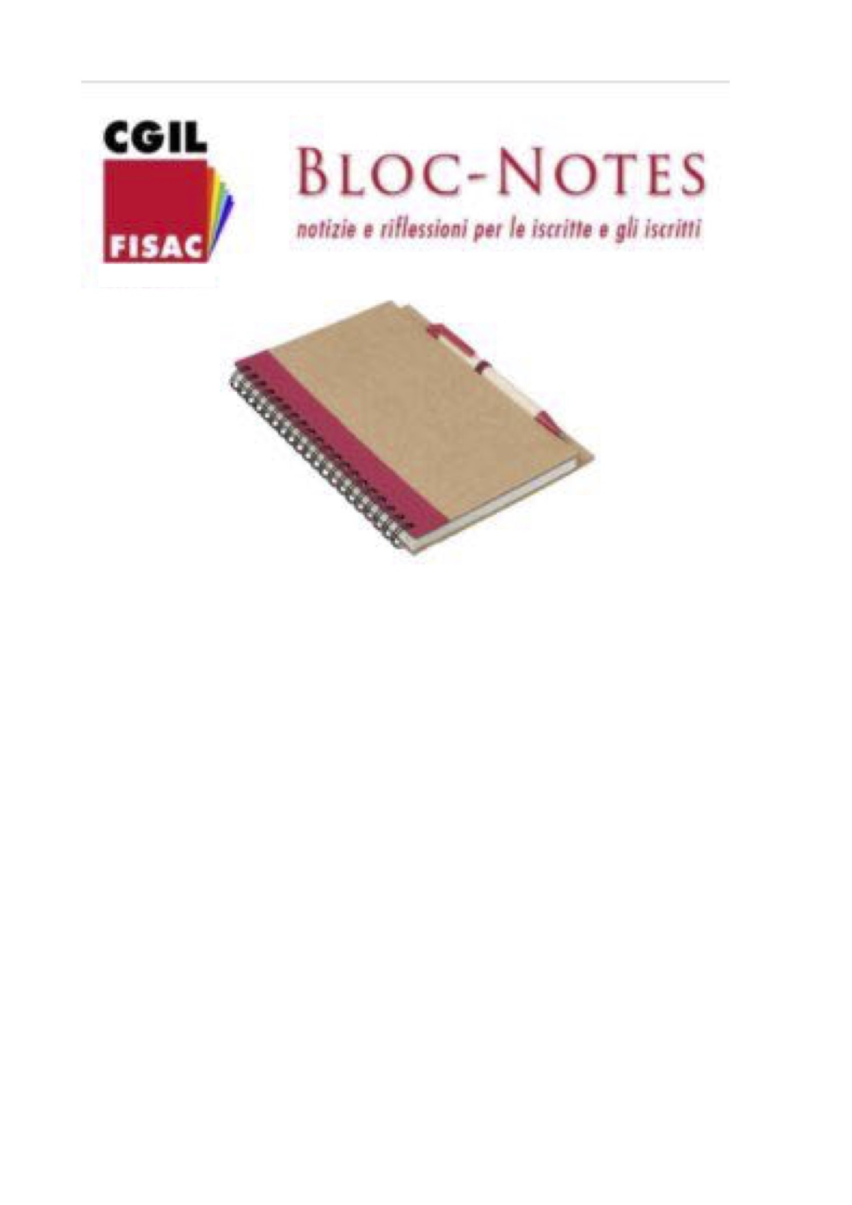 Gruppo Allianz- Bloc Notes