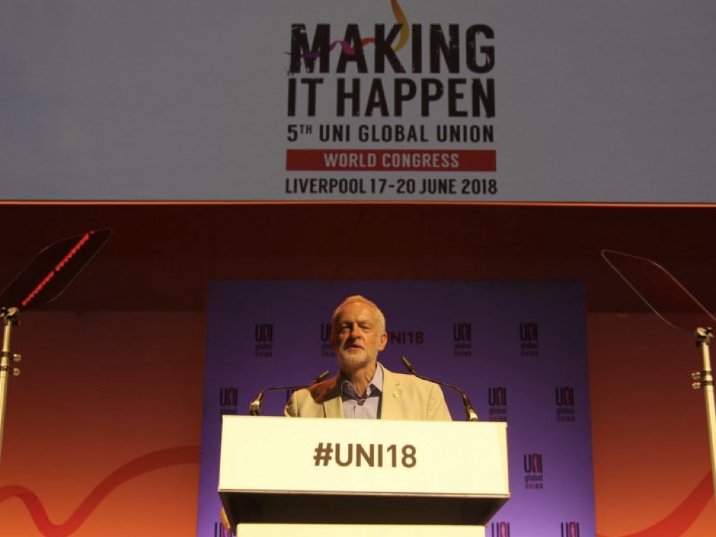 Internazionale: il V Congresso UNI Global Union