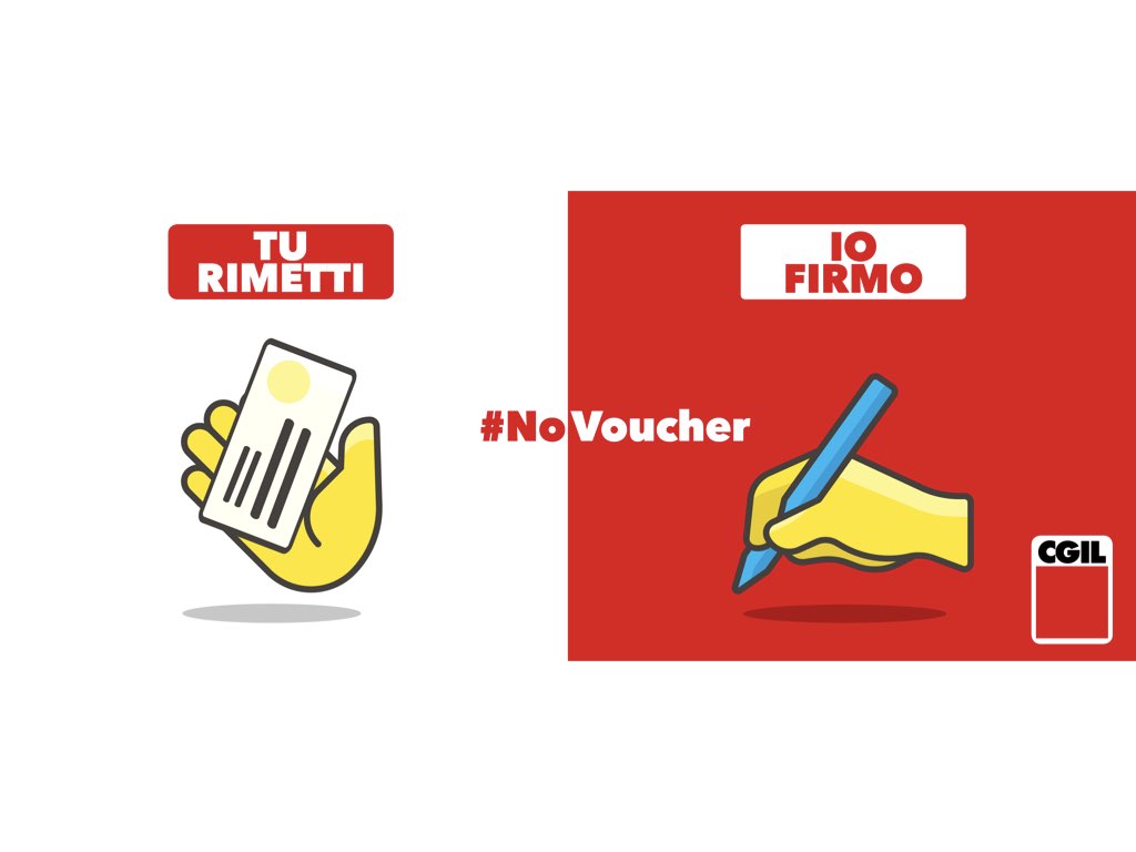 #NOvoucher – firma la petizione!