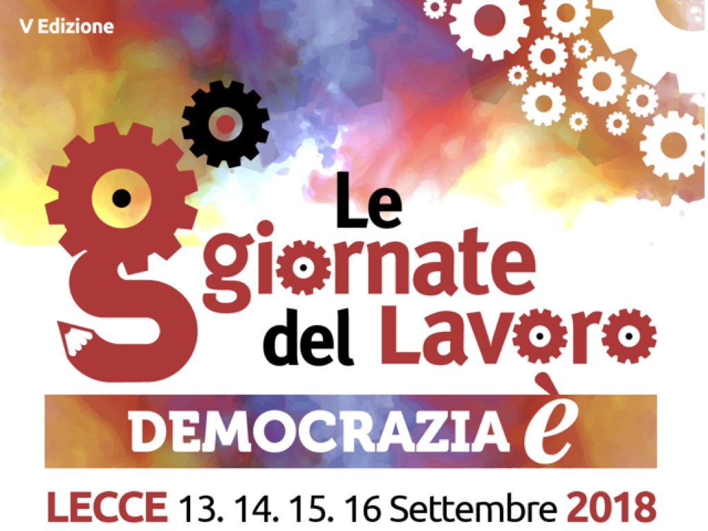 CGIL: le giornate del lavoro – il 14 settembre interviene Agostino Megale
