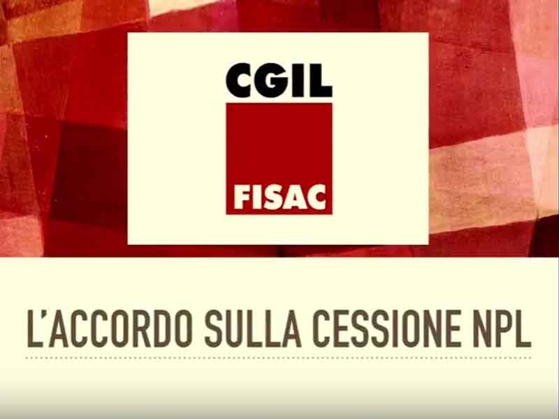 Intesa Sanpaolo: processo di cessione NPL, la nostra sindacalista di Potenza racconta la trattativa e i risultati