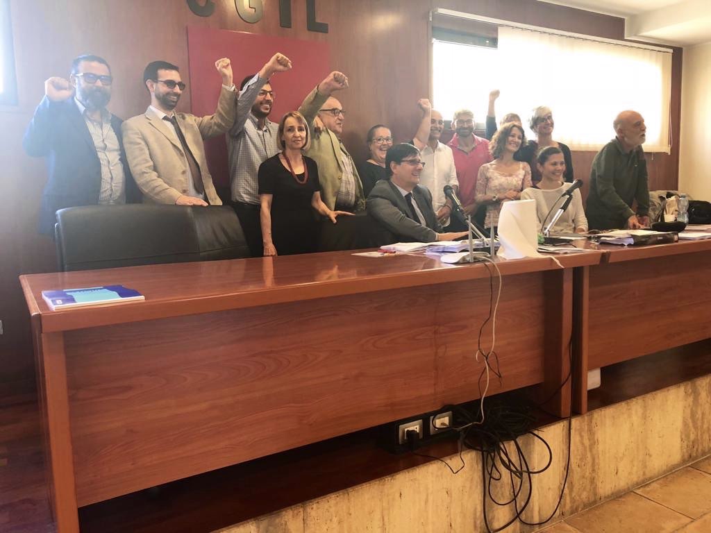 IX congresso della Fisac di Cagliari