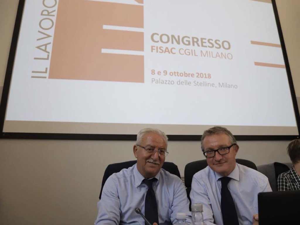 Milano: Gabriele Poeta rieletto Segretario Generale della Fisac Cgil di Milano