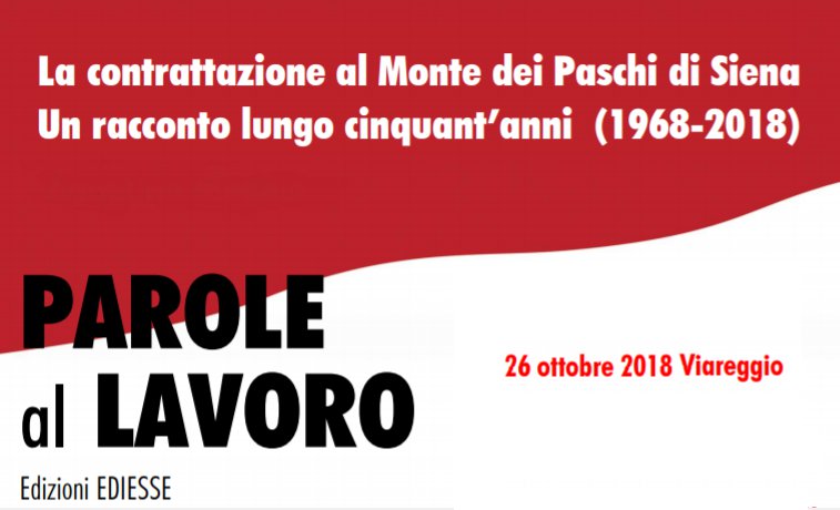 Presentazione “Parole al lavoro” 26 ottobre, Viareggio