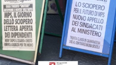 24 Settembre 2021 – Lo Sciopero del Monte dei Paschi – Foto, video, dichiarazioni