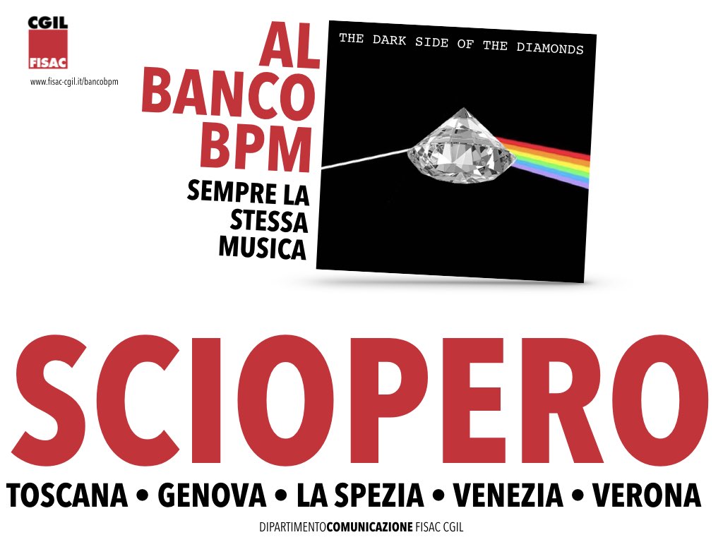 Banco Bpm: diamanti, pieno sostegno allo sciopero