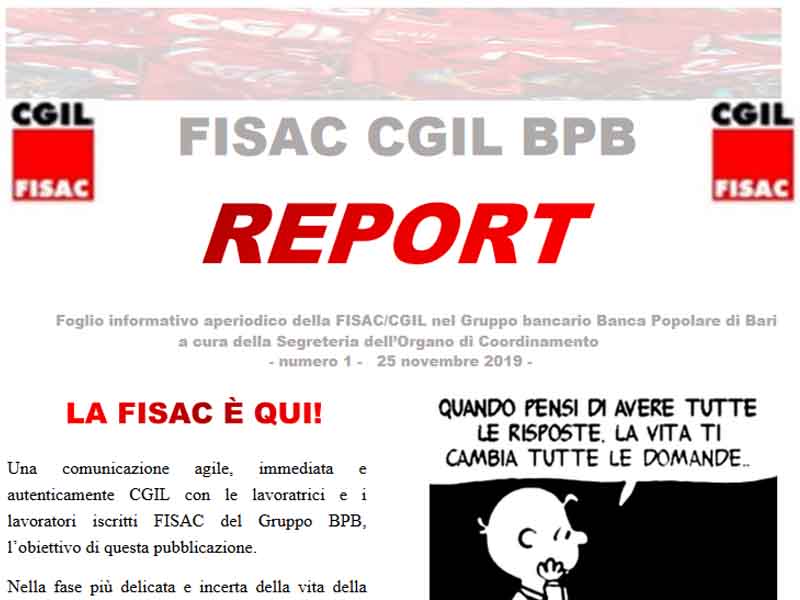 Fisac BPB: “Report”