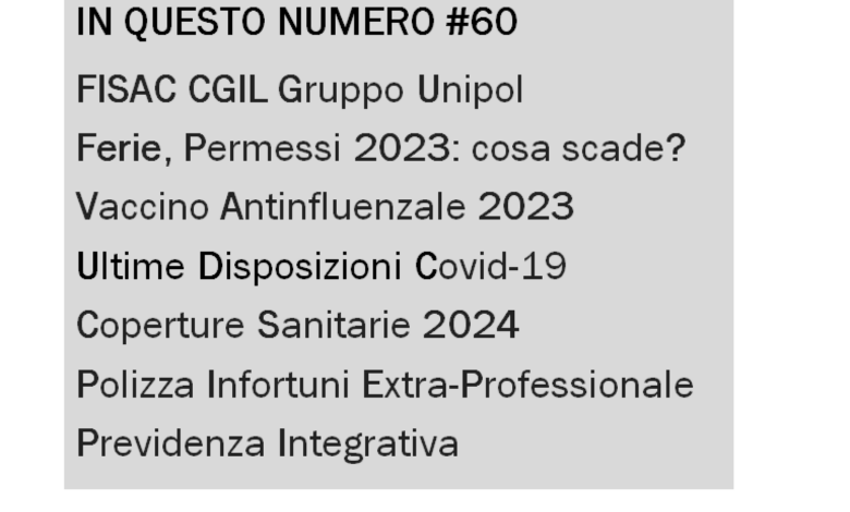 GRUPPO UNIPOL: Domande e Risposte, di tutto ma non tutto #60 GRUPPO UNIPOL: Domande e Risposte, di tutto ma non tutto #60