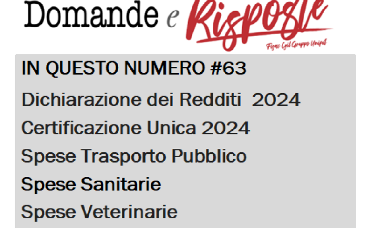 GRUPPO UNIPOL: Domande e Risposte, di tutto ma non tutto #63 GRUPPO UNIPOL: Domande e Risposte, di tutto ma non tutto #63
