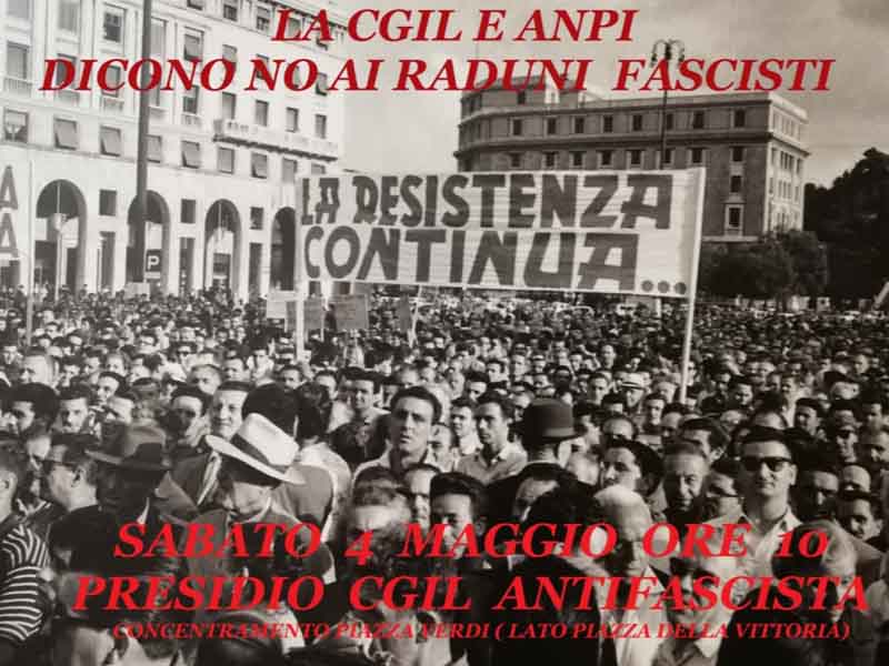 Genova, 4 maggio: no ai raduni fascisti
