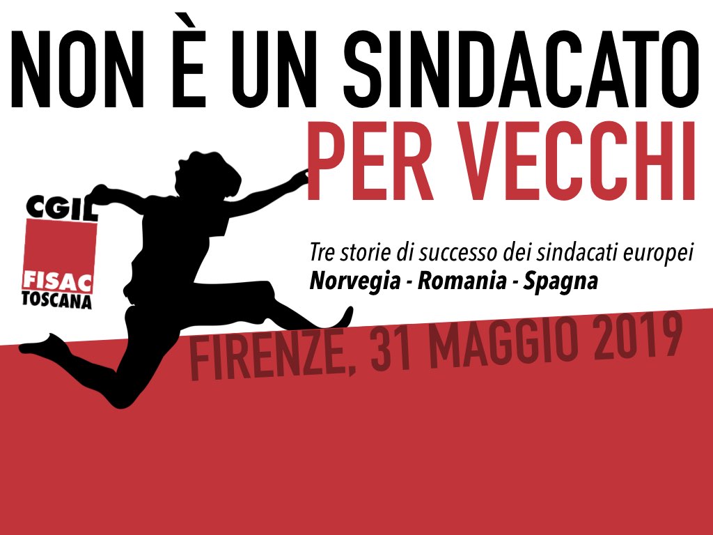 Toscana: non è un sindacato per vecchi