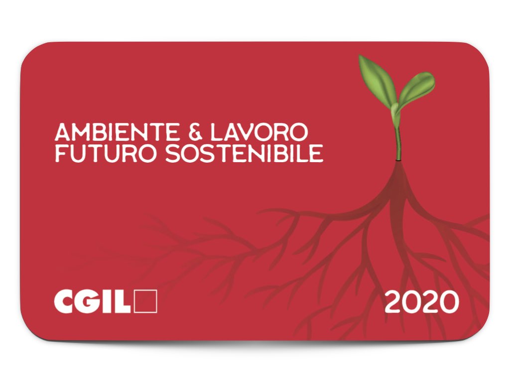 Tesseramento CGIL 2020: Lavoro rosso, futuro verde