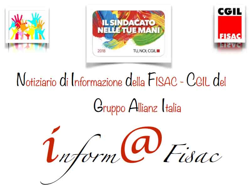 Gruppo Allianz Italia: “Inform@Fisac” di maggio 2019