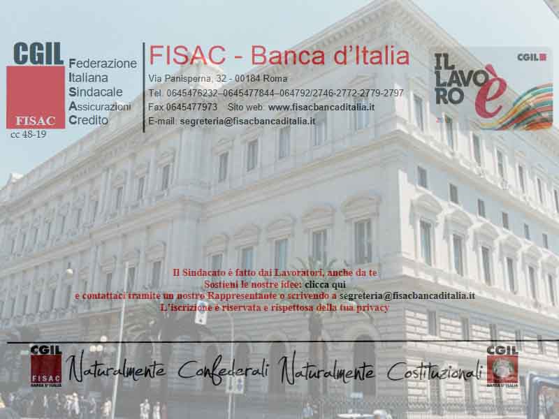 Il lavoro e il futuro della Banca d’Italia