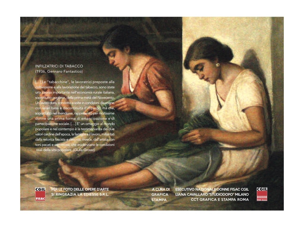 Calendario 8 Marzo – Anno 2019