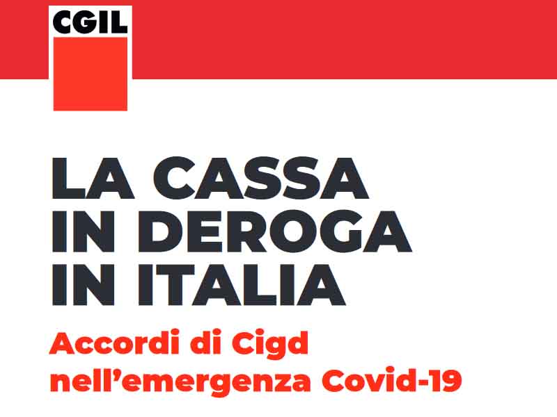La cassa in deroga in Italia