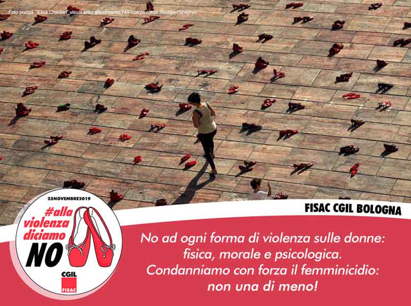25 novembre: alla violenza diciamo NO