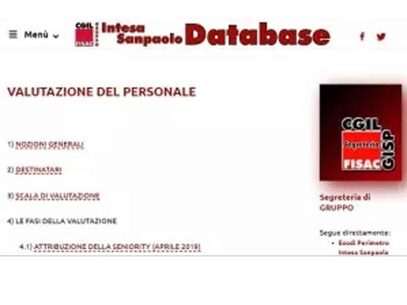 Intesa Sanpaolo: aggiornamento alla Guida alla Valutazione del Personale