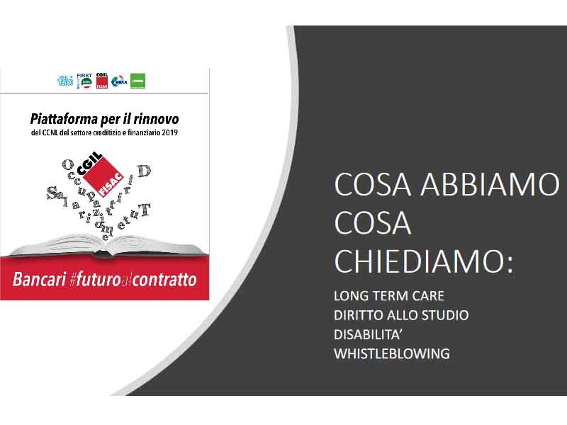 Piattaforma CCNL 10: Long Term Care, Diritto allo Studio, Disabilità e Whistleblowing