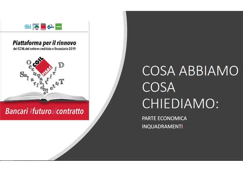 Piattaforma CCNL 9, parte economica e inquadramenti